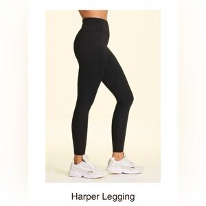 Alala Black Harper High-Waisted Leggings sz Lg